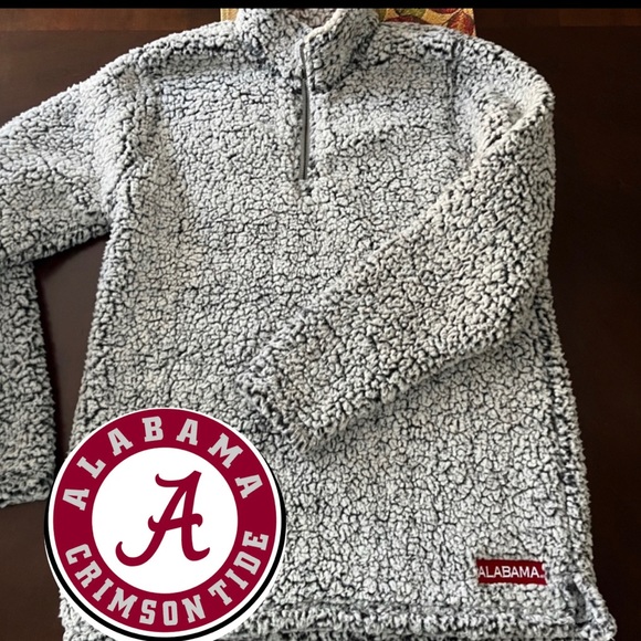 Alabama Crimson Tide zip fleece pullover NWT - Picture 1 of 8